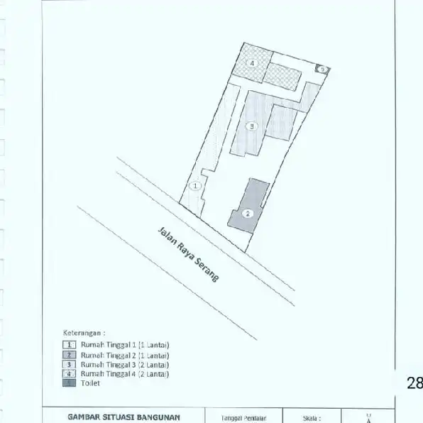 Rumah Dan Tanah di Cikupa 19 Kamar