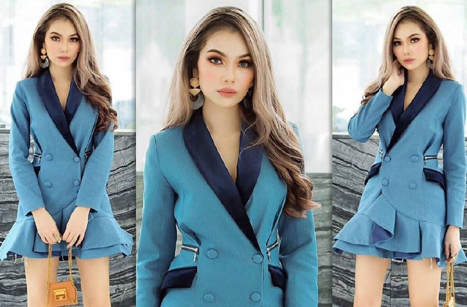 Blazer dress catwalk BKK