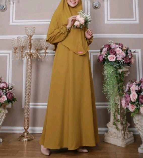 Gamis Warna Lime By Shadira