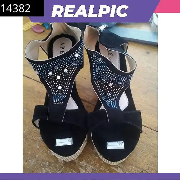 SANDAL WEDGES CANTIK WANITA (BAYAR DI TEMPAT)