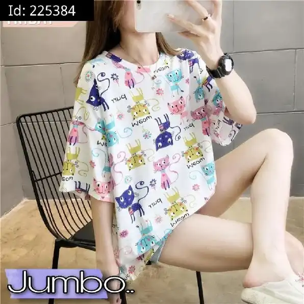 KAOS WANITA JUMBO YUNITA 