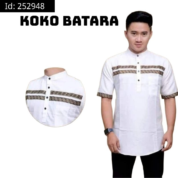 BAJU KOKO PRIA BATARA LENGAN PENDEK 