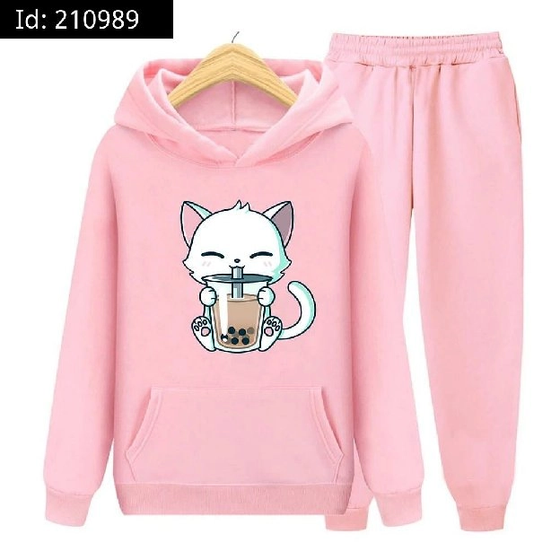 SETELAN HOODIE ANAK PEREMPUAN 