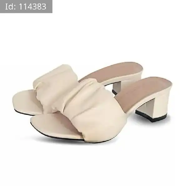 SANDAL HEELS WANITA LILAC (BAYAR DI TEMPAT)