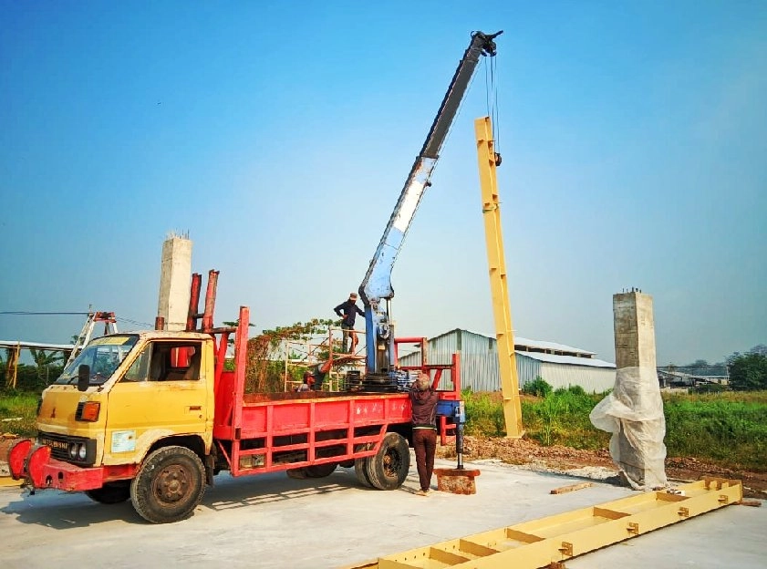 sewa crane TMC truck crane foco crane harga flexible 