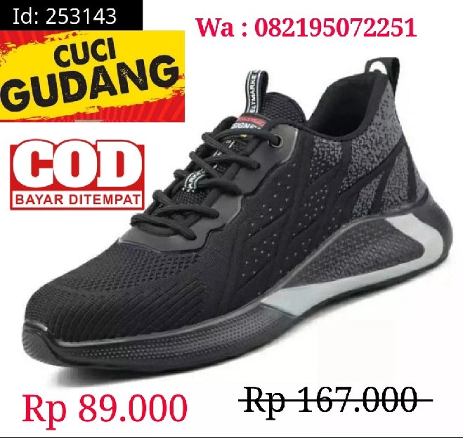 SEPATU SNEAKER PRIA SPORT TRENDY 