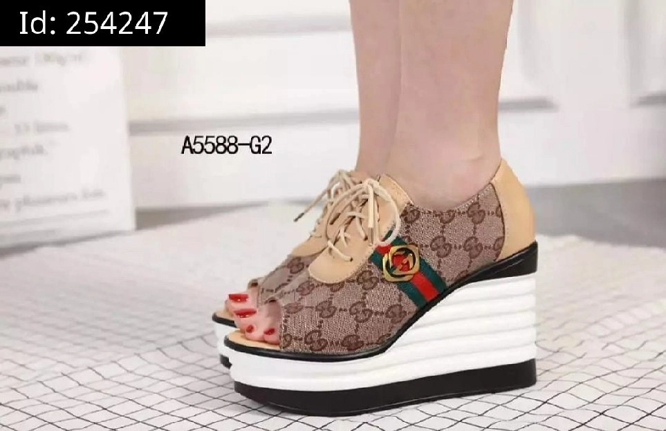 SANDAL WEDGES CANTIK WANITA TRENDY 