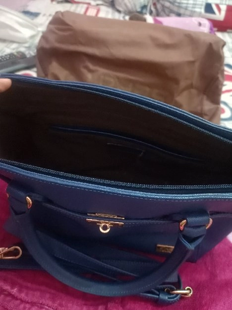 preloved tas fladeo warna biru