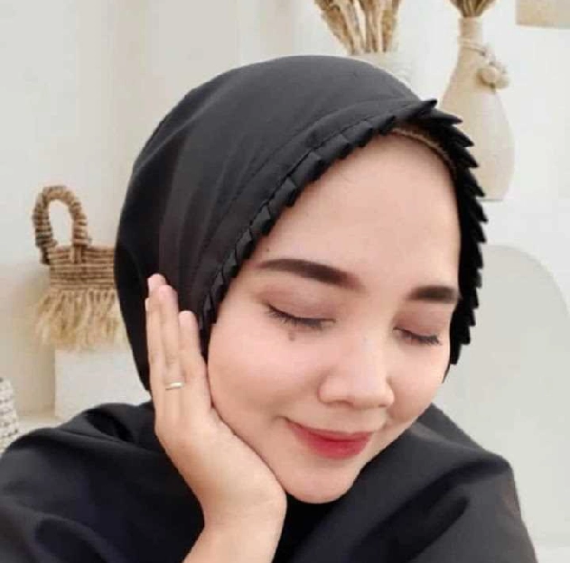 Hijab tali lipit gerigi(COD)