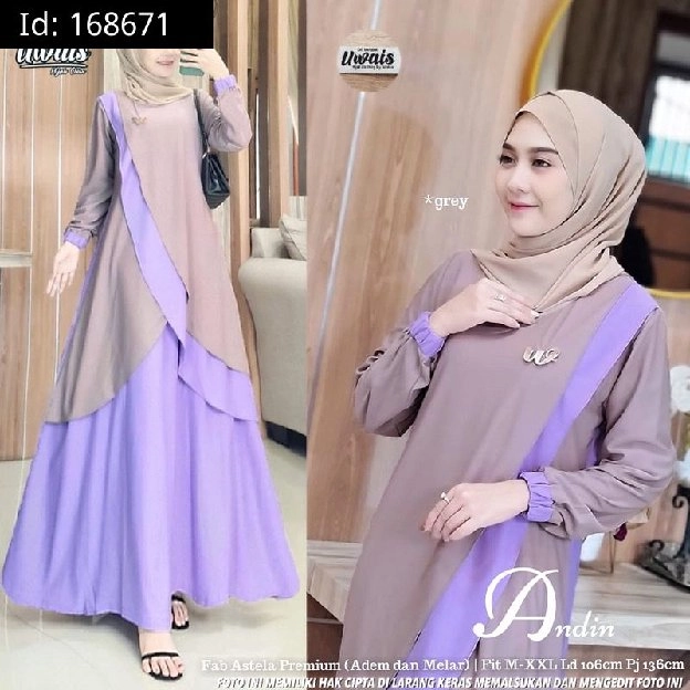 GAMIS WANITA ANDIN MAXY 