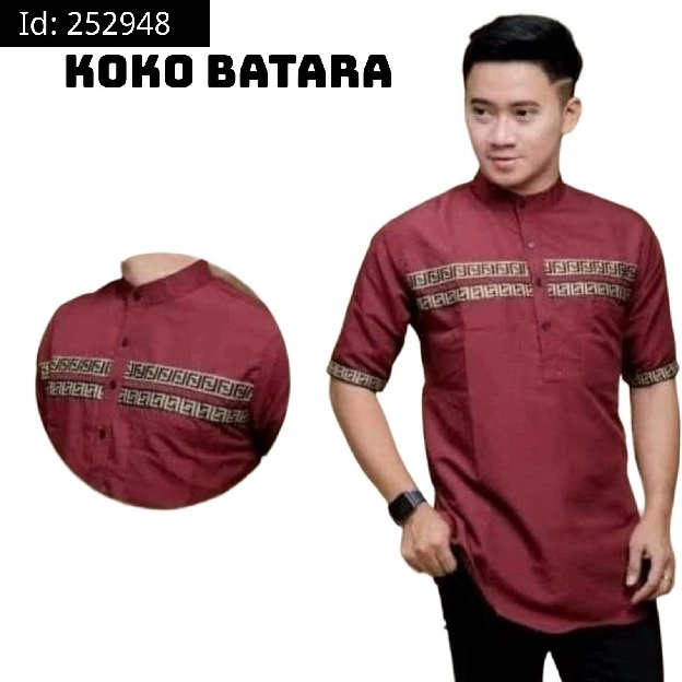 BAJU KOKO PRIA BATARA LENGAN PENDEK 