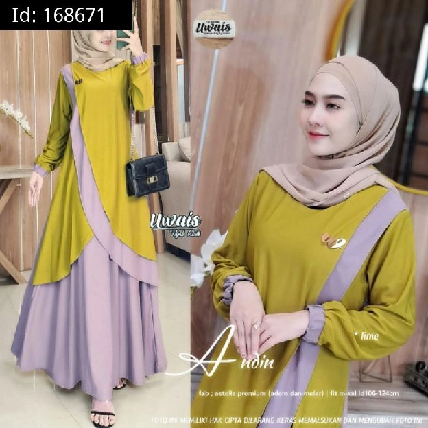 GAMIS WANITA ANDIN MAXY 