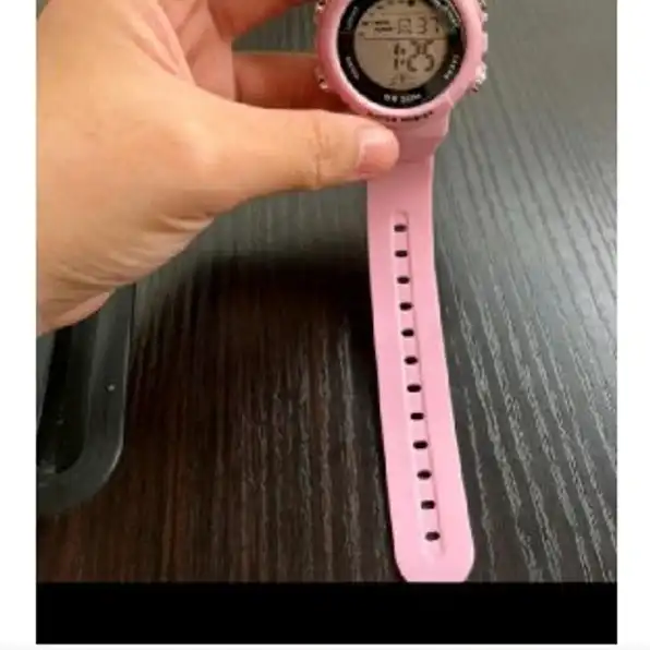 Jam tangan Import Wanita (dilengkpi lampu +alarm) 