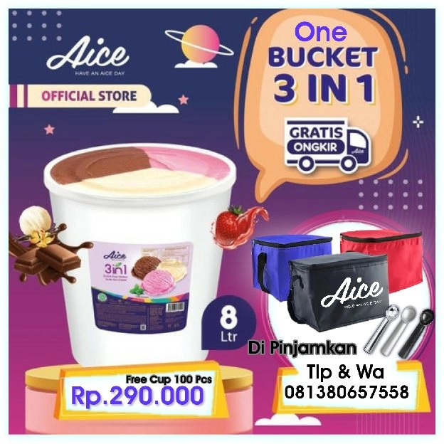 aice es krim ember 8 liter