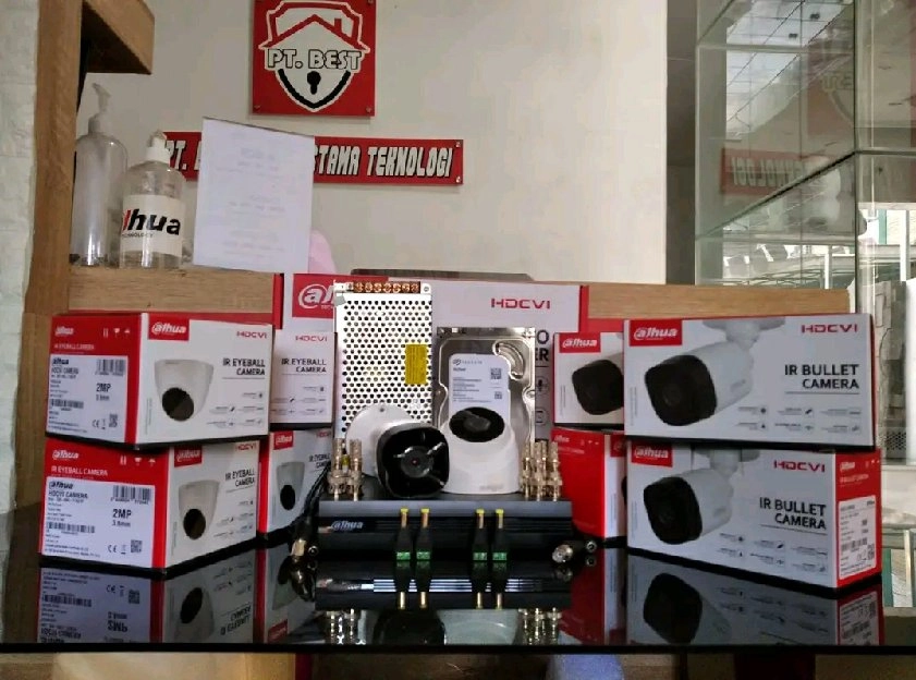 Paket kamera cctv Dahua 2MP kwalitas Bagus Harga Murah