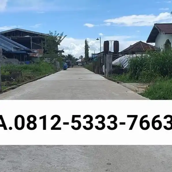 WA. 0812-5333-7663 ( T-sel ), Jual Tanah  Murah Dijual Pontianak, Dijual Tanah Pontianak