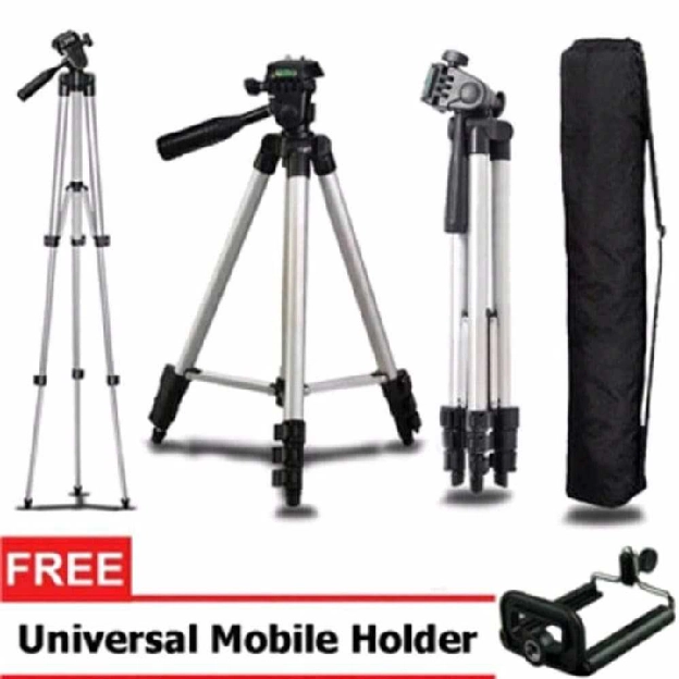 Tripod Weifeng 1M 3110/Tripod 1M Bahan Aluminum + Holder U & Sarung 