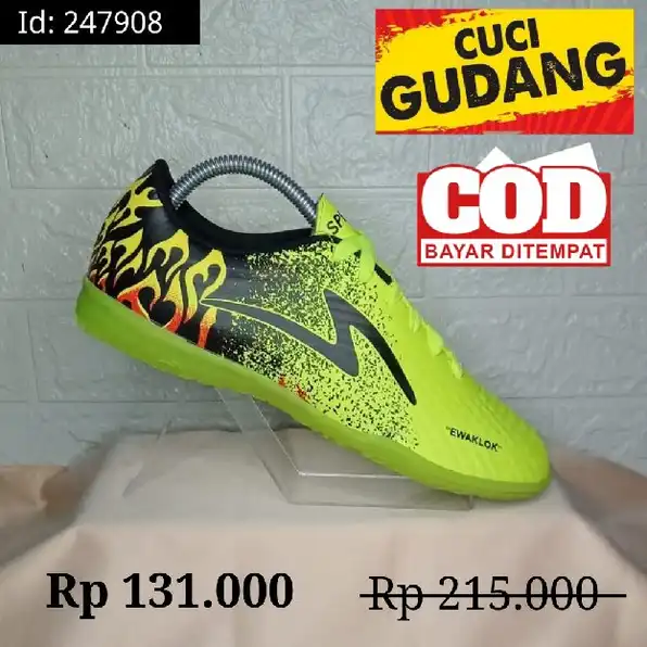 PROMO CUCI GUDANG SEPATU SNEAKERS FUTSAL PRIA SPORT TRENDY 