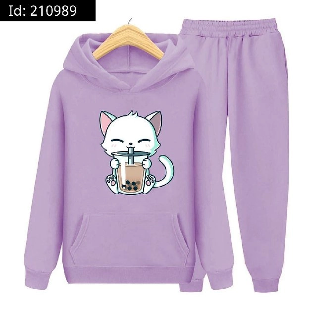 SETELAN HOODIE ANAK PEREMPUAN 