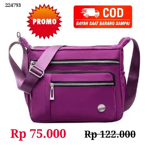 TAS SELEMPANG KIPLING LACOST