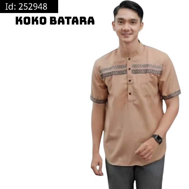 BAJU KOKO PRIA BATARA LENGAN PENDEK 