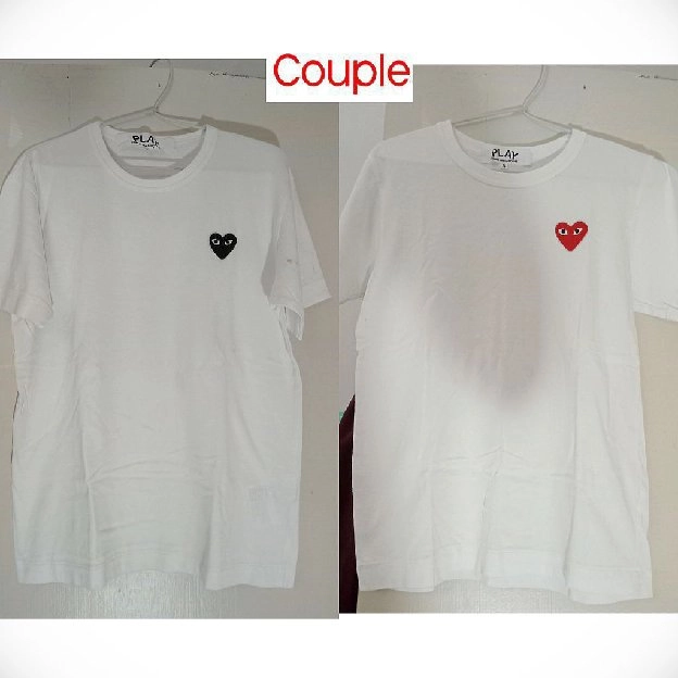 Kaos Couple unisex CDG original dari singapore|harga untuk 2kaos