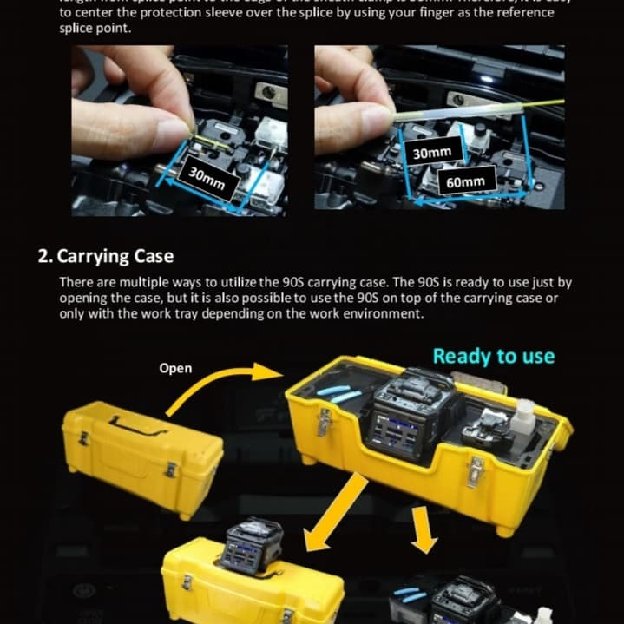 FUJIKURA 90S CORE ALIGNMENT FUSION SPLICER