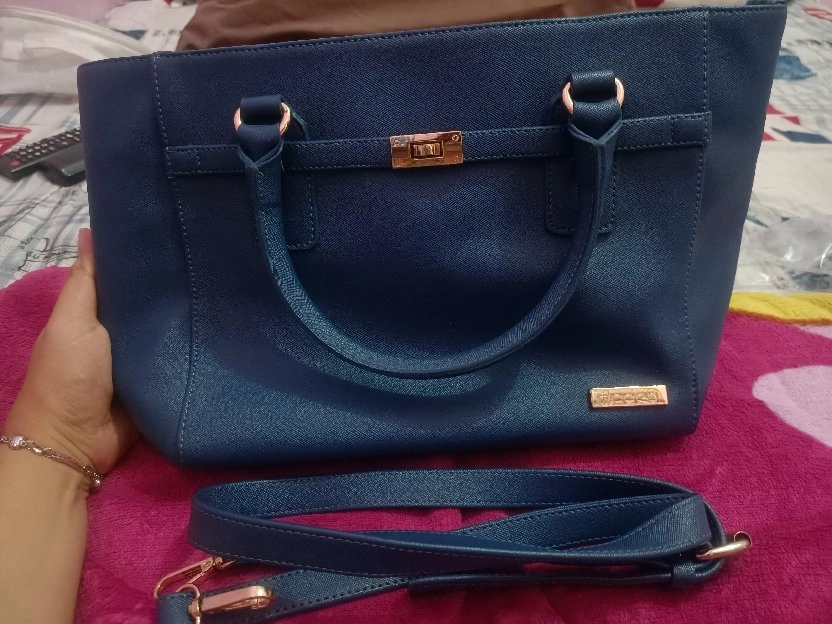 preloved tas fladeo warna biru