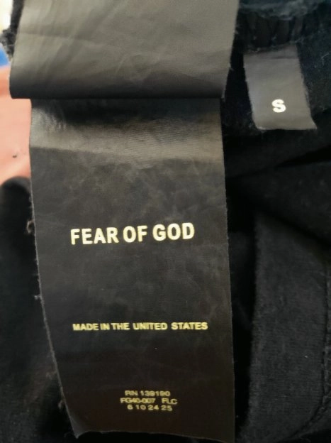 tshirt fear of god