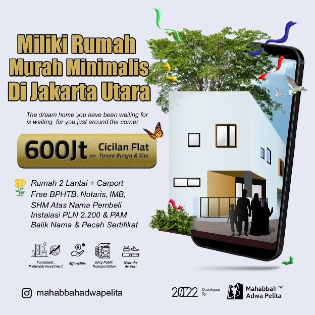 Rumah Murah, Minimalis Banyak Bonus & Gratisnya 