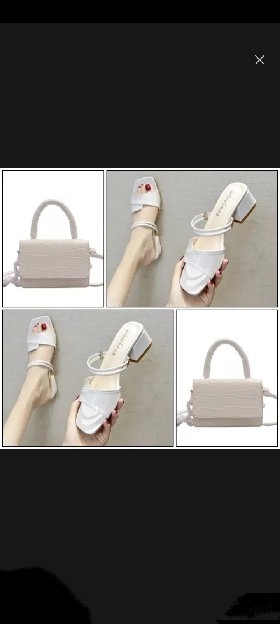 set tas andine dan sandal wanita JT01