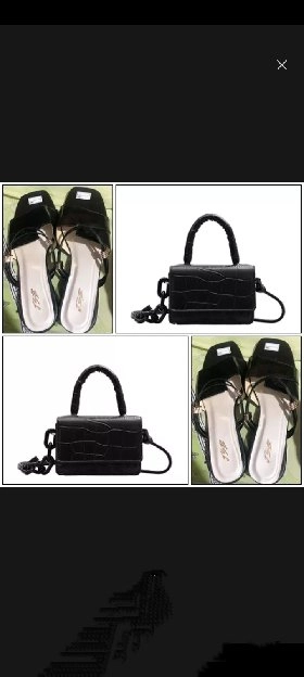 set tas andine dan sandal wanita JT01