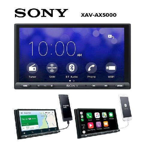 Sony XAV-AX5000 Head Unit 7 inch Double Din Android Auto Apple CarPlay