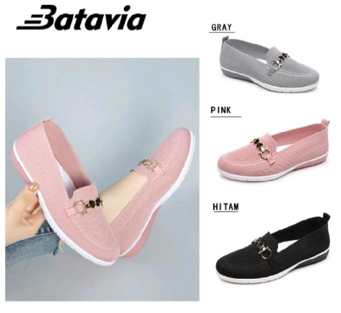 sepatu slip on import wanita