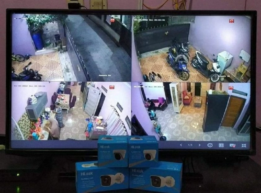 Pasang camera cctv Hilook 2MP 4CHanel Harga Murah Bagus Kwalitasnya