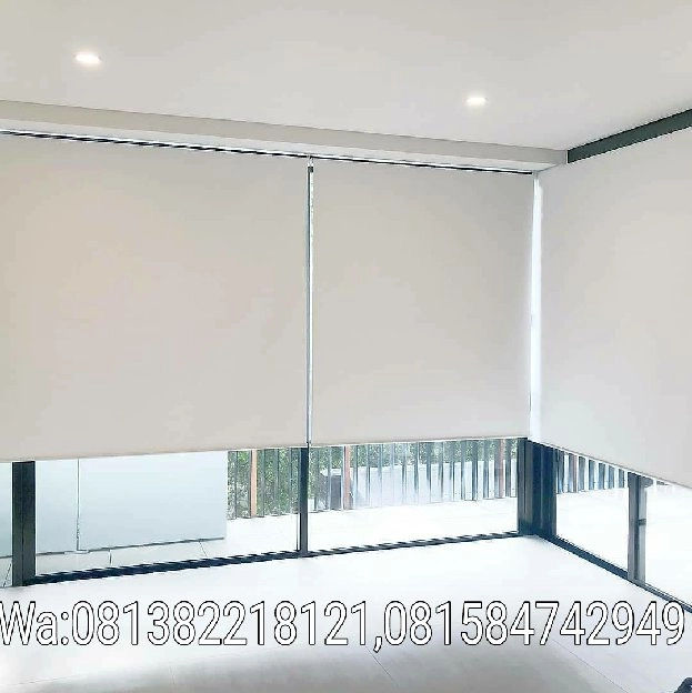 Rollerblind tirai gorden simpel termurah 