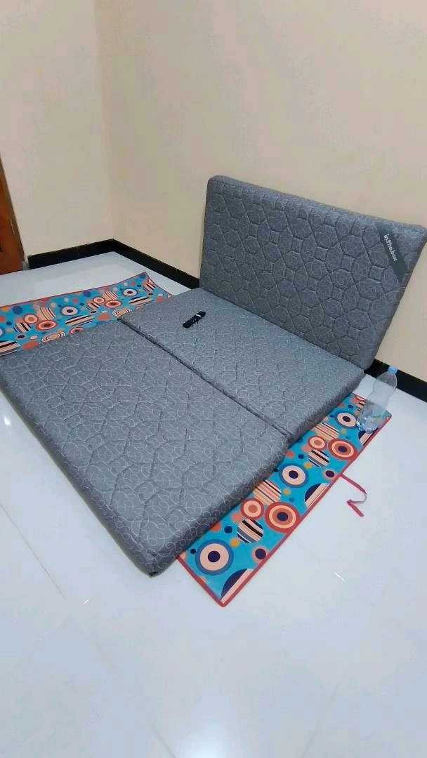 KASUR LIPAT INTHEBOX ABU ABU 160 x 200 GRATIS ONGKIR