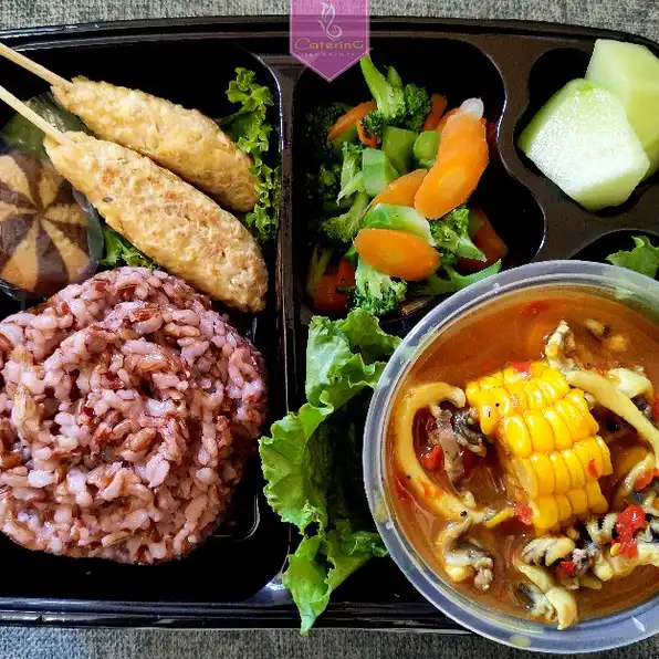 Catering Sehat/healthy catering Makan Siang Dan Malam Paket Bulanan 20 Hari / 40 box