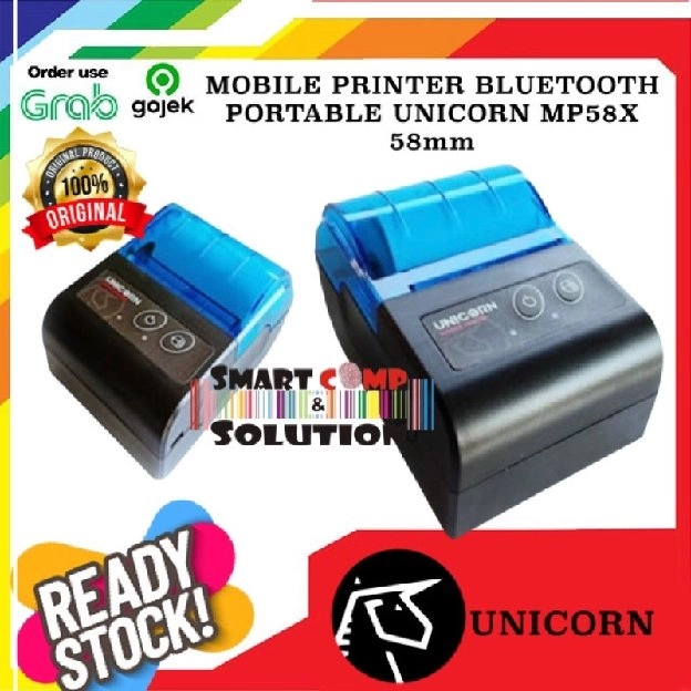 Mini Portable Printer PPOB Kasir 58mm Thermal Unicorn MP58X USB