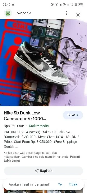 Nike Sb dunk Low Camcorder Vx 1000 SizeSize 40