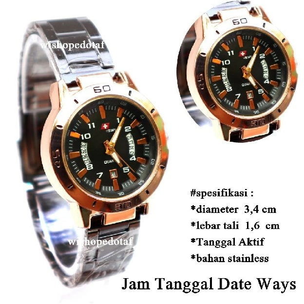 Stainless Watch ways Tanggal dmd cod