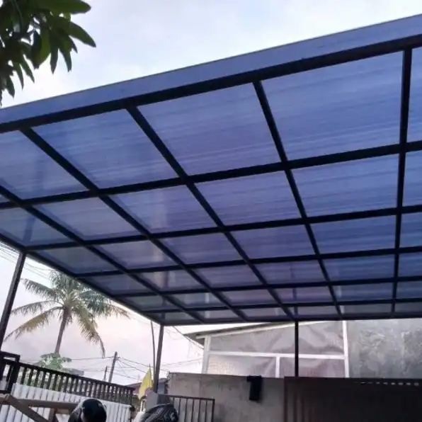 kanopi atap solar plat 