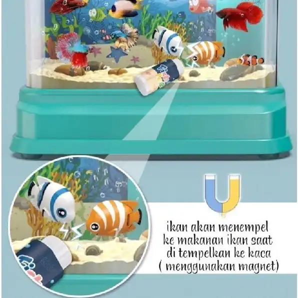 Mainan Pancingan Ikan FUN AQUARIUM Magnetic Parent- Child Interaction