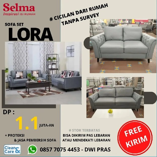 SOFA SET BISA CICILAN 