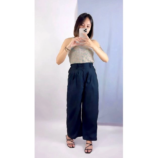 Celana Wanita Loose Pants Halus