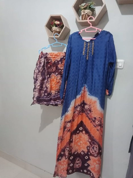 preloved gamis jumputan palembang