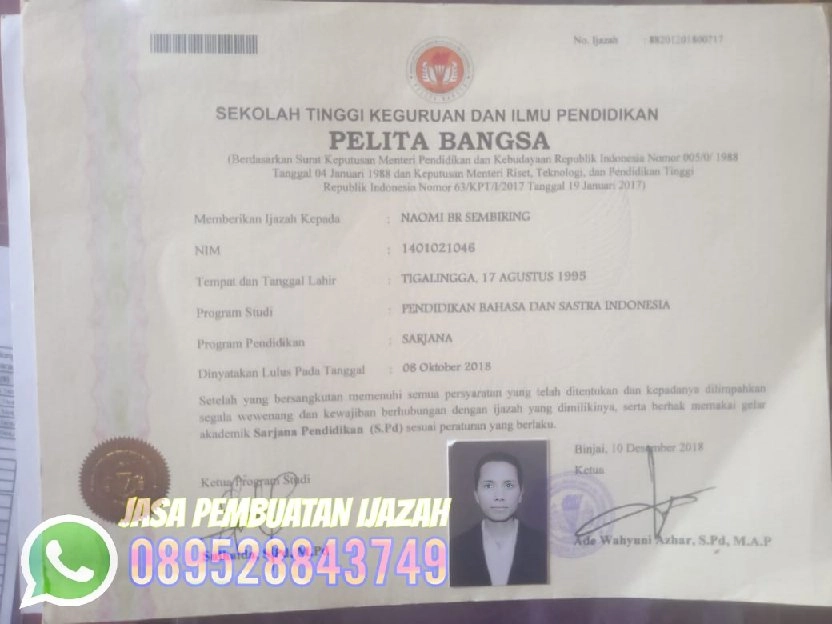 Jasa Pengurusan Ijazah