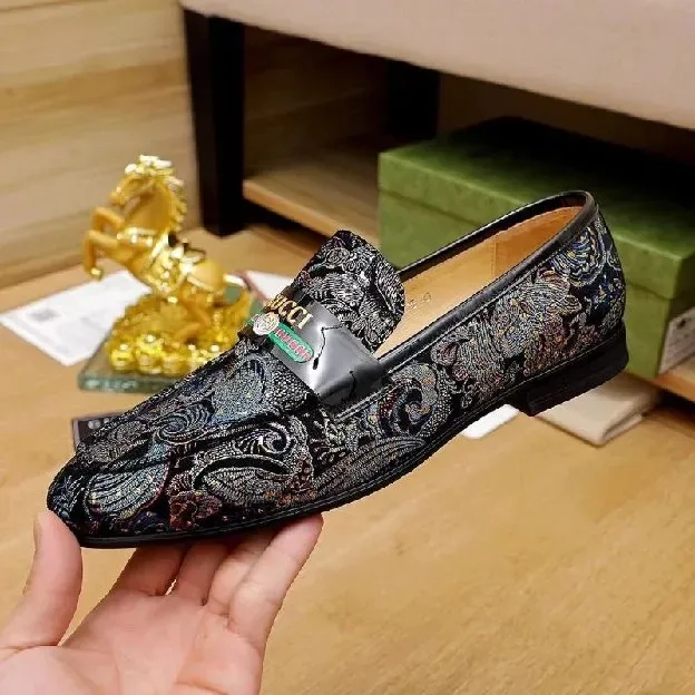 Sepatu pantofel formal pria gucci