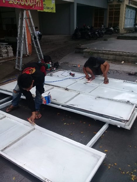 081310150492 service folding gate galvalum karang timur karang Mulya Parung jaya pondok Bahar 