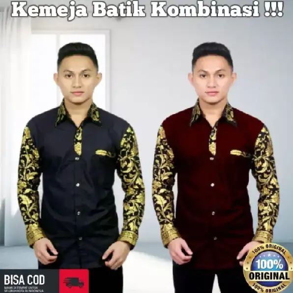 Terbaru | Batik peria dewasa | kameja batik kombinasi 2023